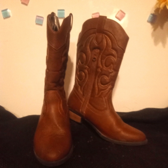 Kids Montana Zipper Western boots - Picture 2 of 5